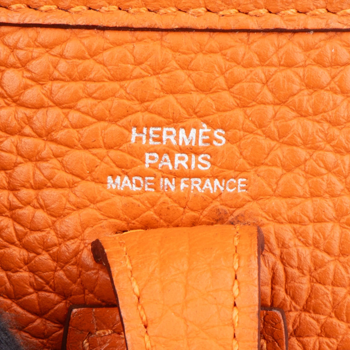 Hermès Evelyne 16 aus orangem Clemence-Leder – Ansicht 11