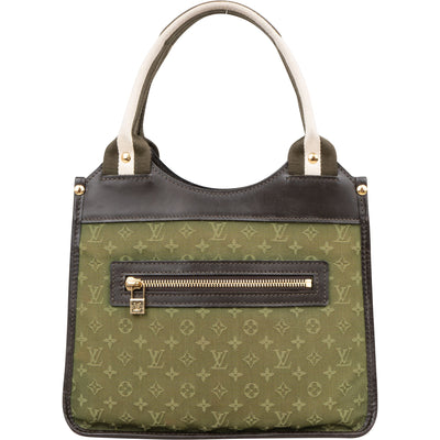 Louis Vuitton Green Mini Lin Monogram Kathleen Handbag