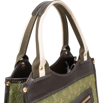 Louis Vuitton Green Mini Lin Monogram Kathleen Handbag