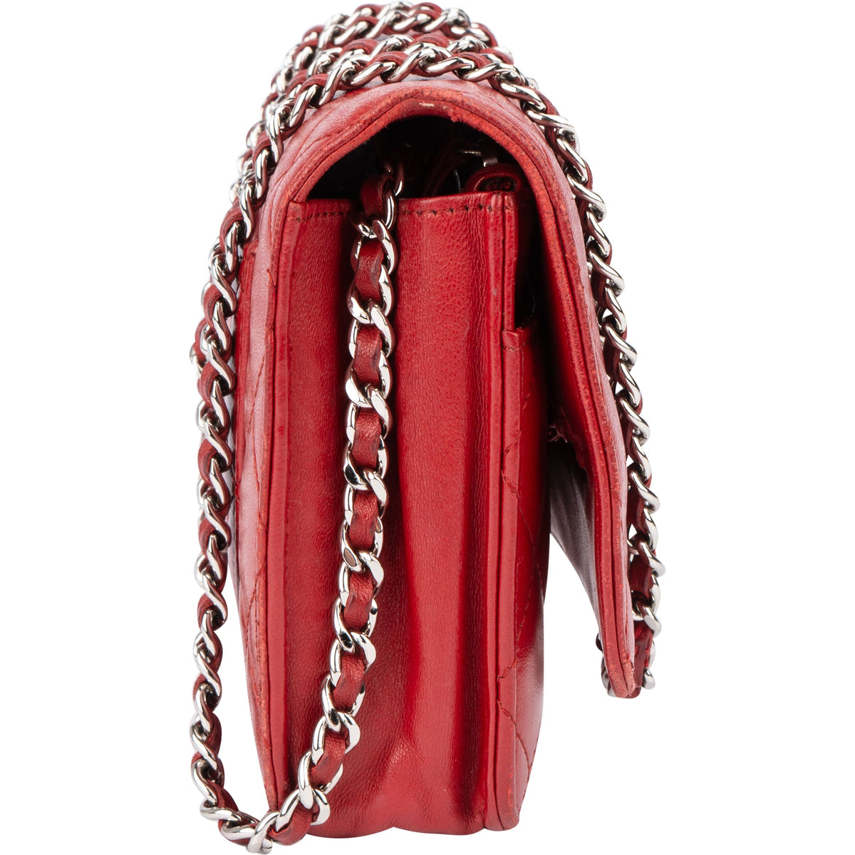 Chanel Quilted Lambskin Wallet On Chain Crossbody Bag