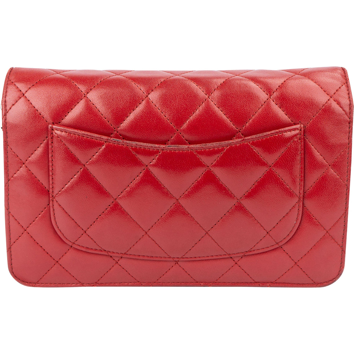 Chanel Quilted Lambskin Wallet On Chain Crossbody Bag