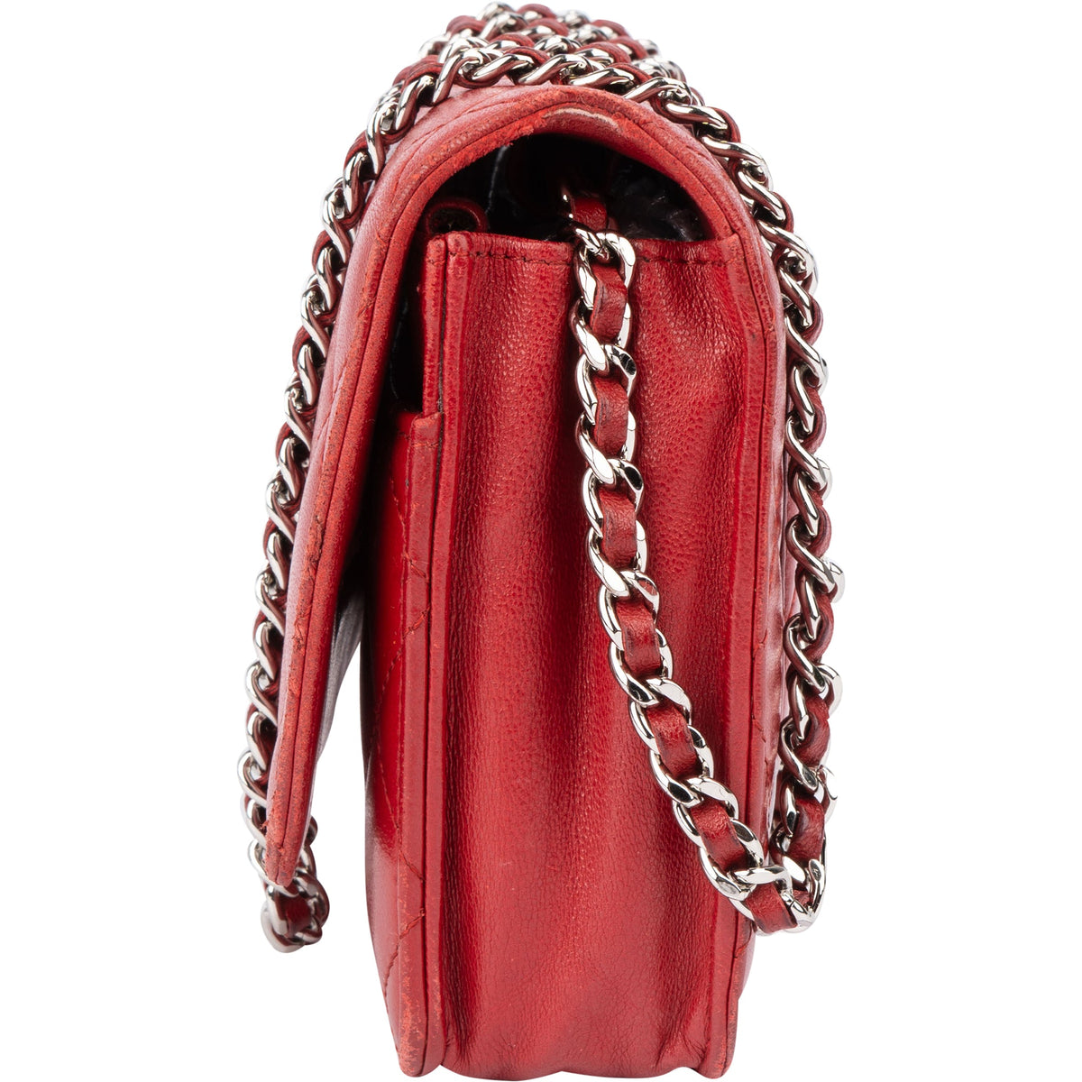 Chanel Quilted Lambskin Wallet On Chain Crossbody Bag