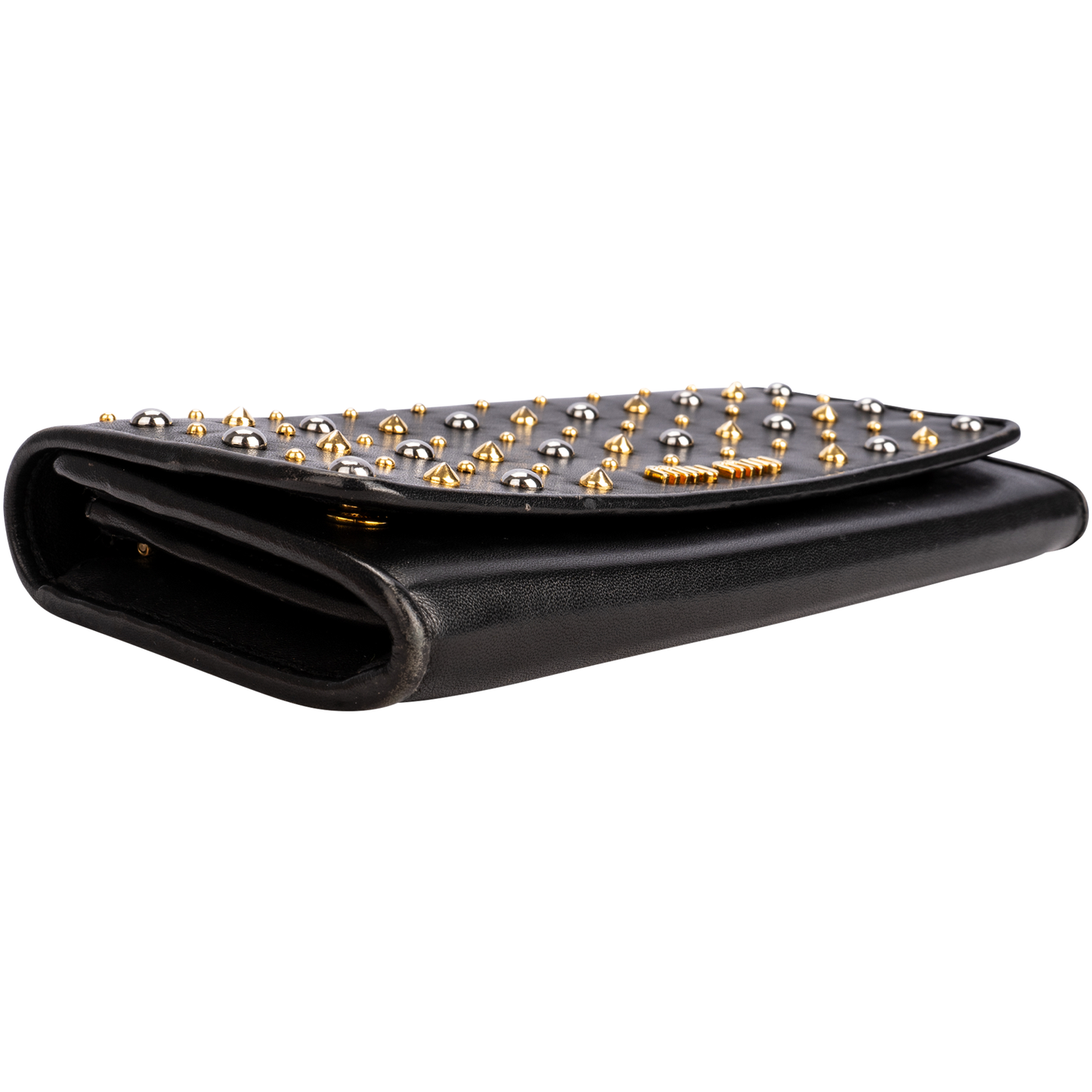 Miu Miu Studded Zip Around Wallet