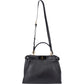Fendi Peekaboo aus schwarzem Leder – Ansicht 7