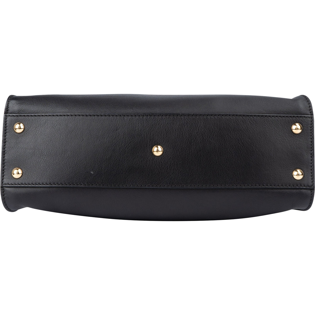 Fendi Peekaboo aus schwarzem Leder – Ansicht 8