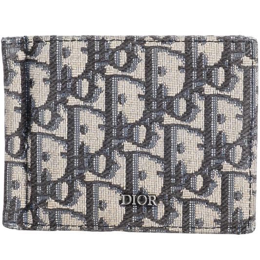 Christiann Dior Oblique Monogram Cardholder