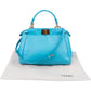 Fendi Peekaboo aus blauem Leder – Ansicht 2