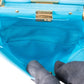 Fendi Peekaboo aus blauem Leder – Ansicht 10