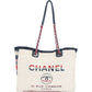 Chanel Multicolor Tweed Deauville Shoulder Bag