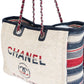 Chanel Multicolor Tweed Deauville Shoulder Bag