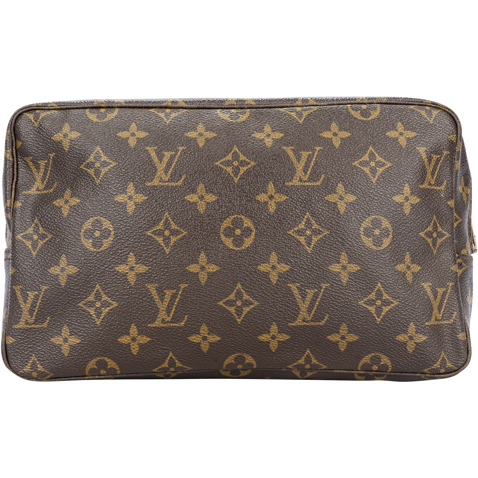 Louis Vuitton Canvas Monogram Trousse Toilette 28 Clutch