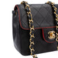 Chanel Quilted Bicolor Lambskin 24K Gold Single Flap Crossbody Bag