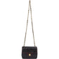 Chanel Quilted Bicolor Lambskin 24K Gold Single Flap Crossbody Bag