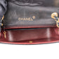 Chanel Quilted Bicolor Lambskin 24K Gold Single Flap Crossbody Bag