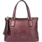 Gucci Metallic Leather GG Soho Handbag