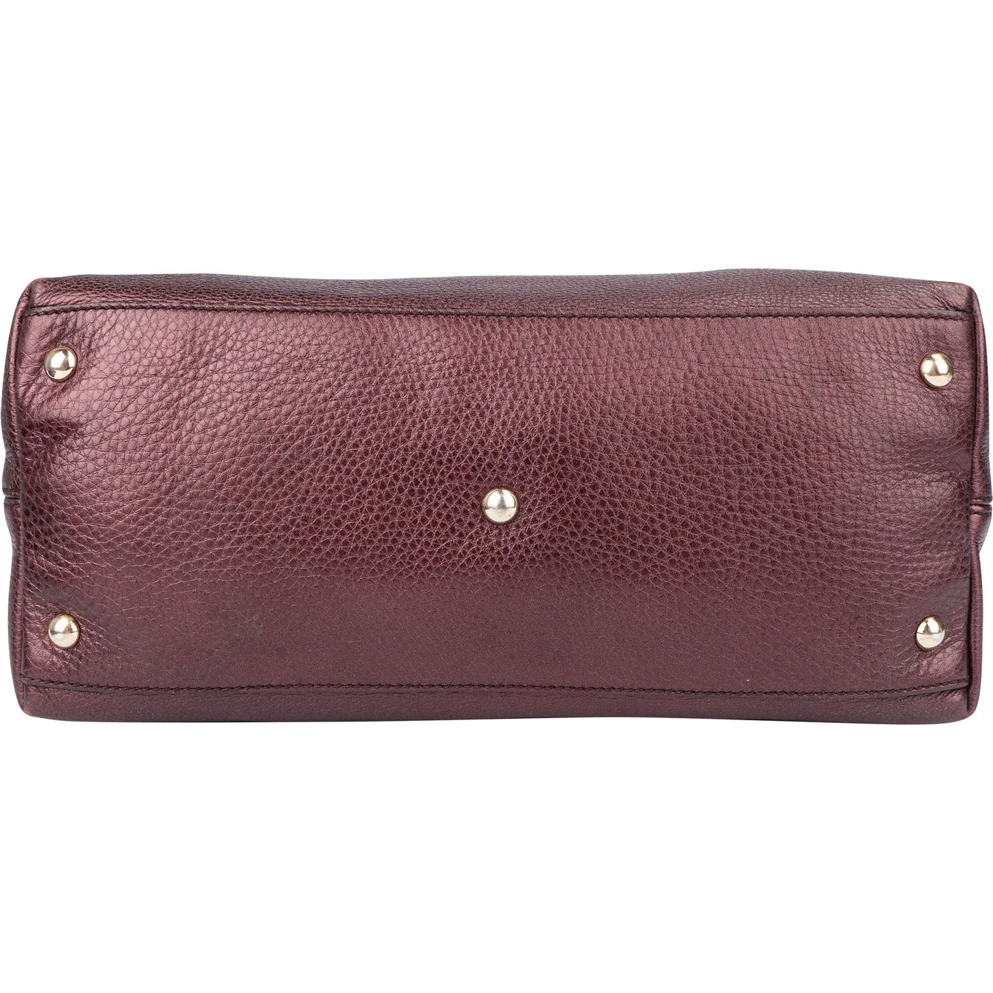 Gucci Metallic Leather GG Soho Handbag