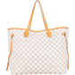 Louis Vuitton Damier Azur Monogram Neverfull GM Shopper Handbag