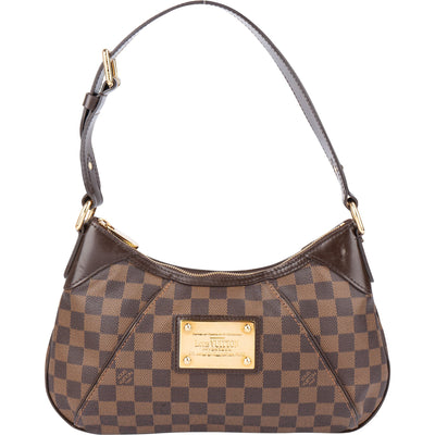 Louis Vuitton Damier Ebene Monogram Thames PM Shoulder Bag