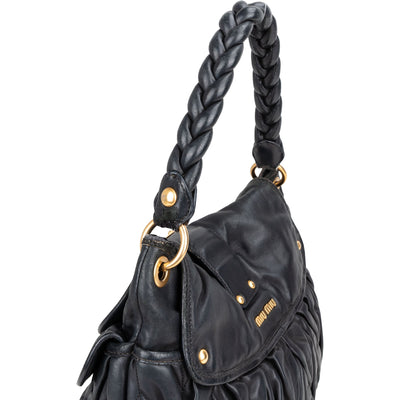 Miu Miu Quilted Leather City Handbag