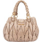 Miu Miu Quilted Leather City Handbag
