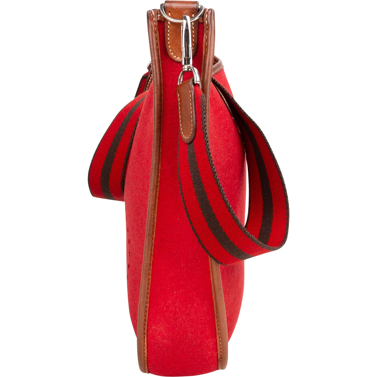 Hermès Rouge Wool Felt Evelyne PM Crossbody Bag