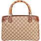Gucci GG Monogram Bamboo Handbag