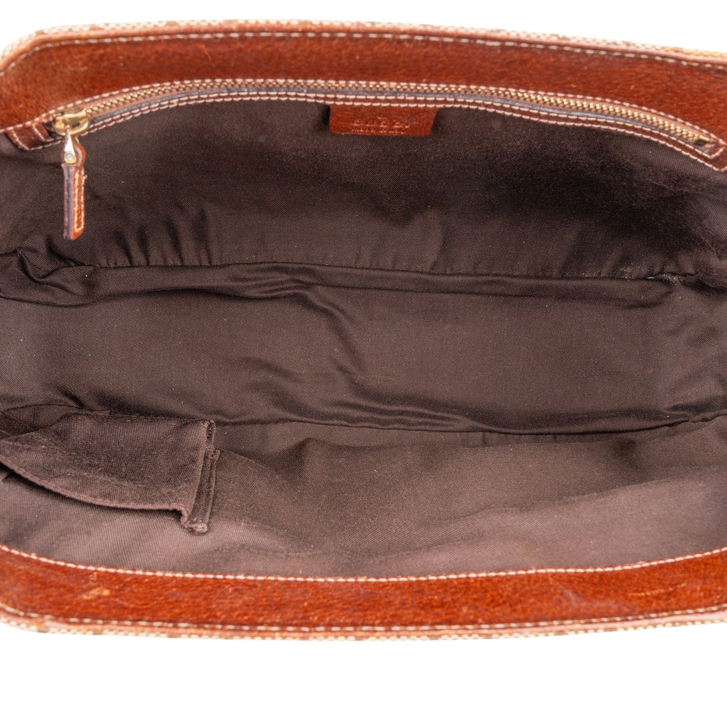 Gucci GG Monogram Bamboo Handbag