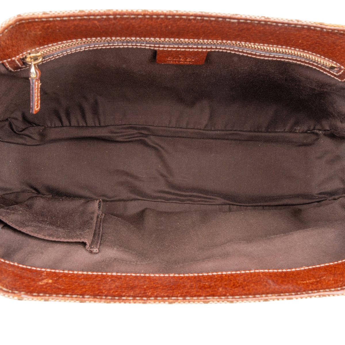 Gucci GG Monogram Bamboo Handbag