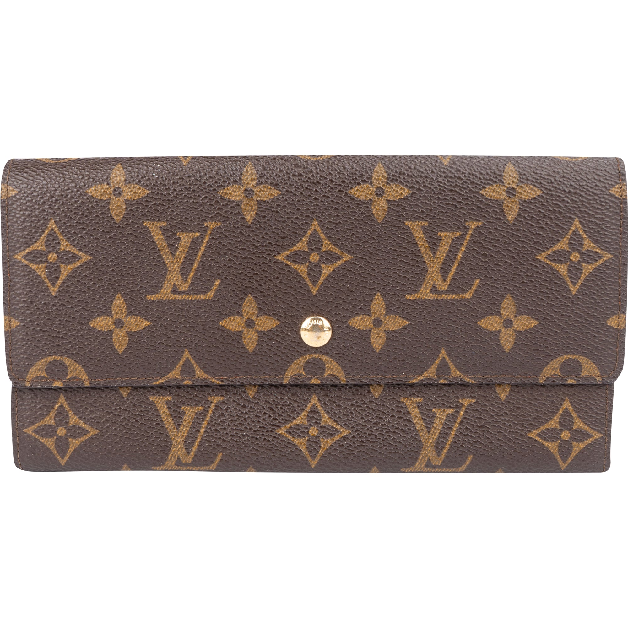 Louis Vuitton Canvas Monogram Sarah Wallet