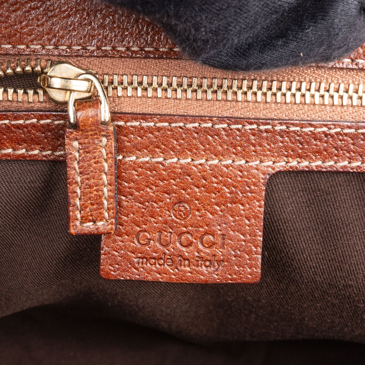 Gucci GG Monogram Bamboo Handbag