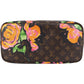 Louis Vuitton Canvas Monogram Limited Roses Neverfull MM Shoulder Bag