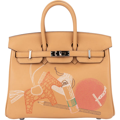 Hermès Biscuit Swift Leather Limited In And Out Birkin 25 Handbag