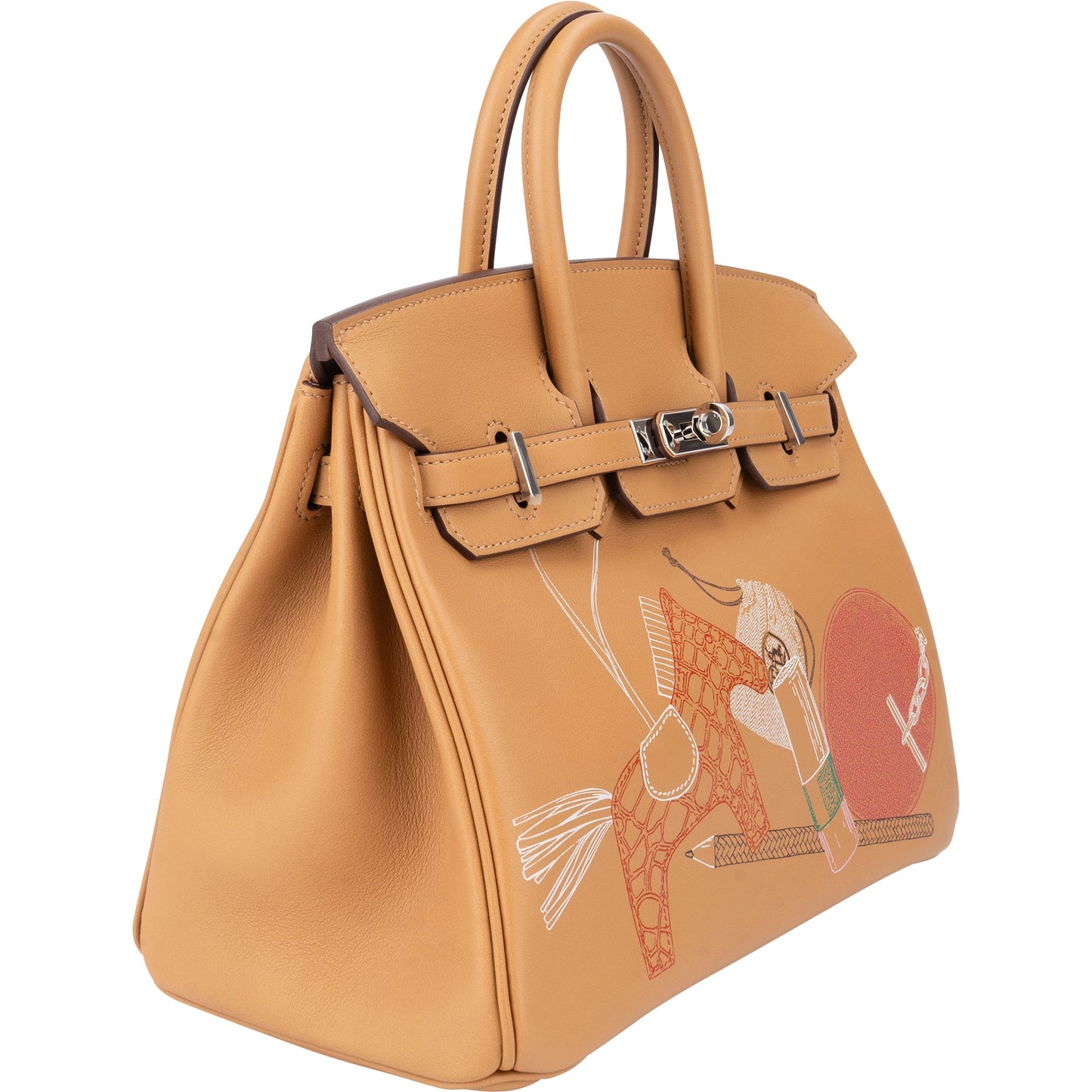 Hermès Biscuit Swift Leather Limited In And Out Birkin 25 Handbag