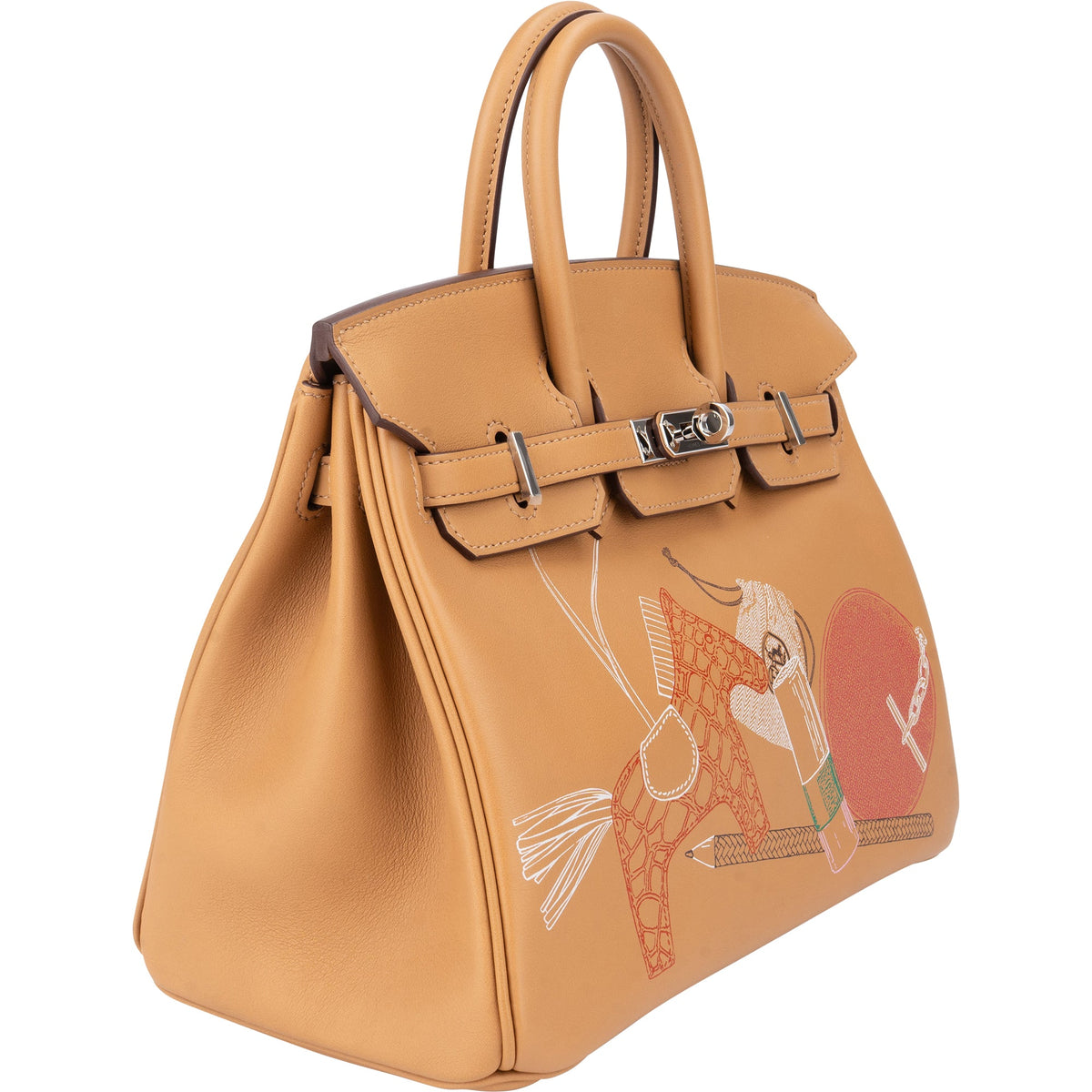 Hermès Biscuit Swift Leather Limited In And Out Birkin 25 Handbag