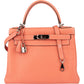Hermès Taurillon Clemence Crevette Kelly 28 Retourne Handbag