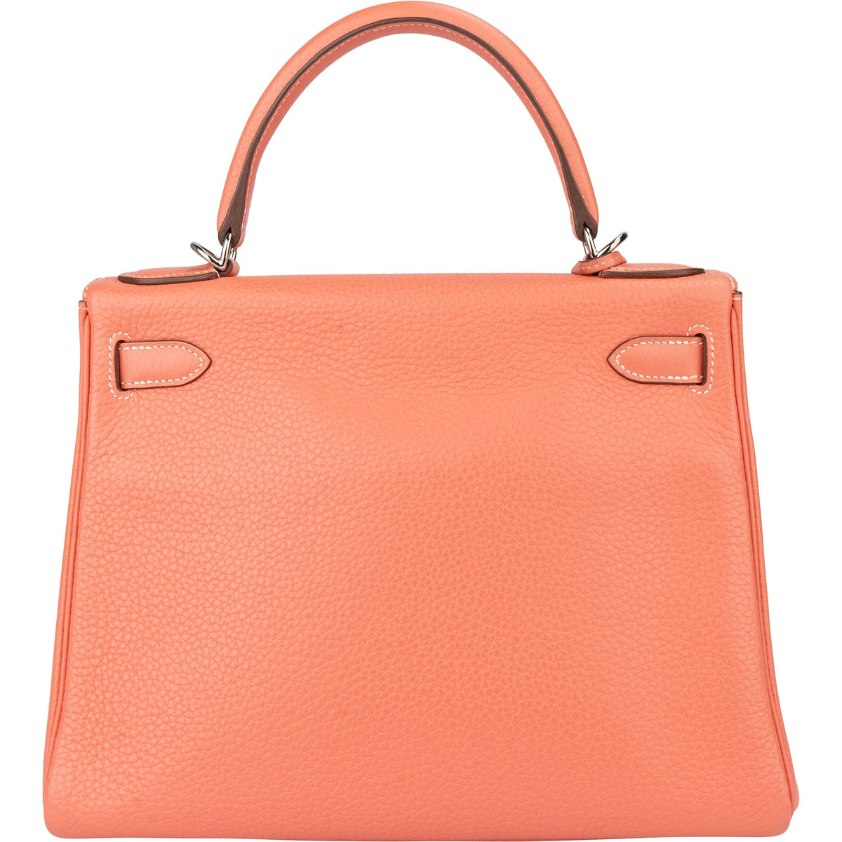 Hermès Taurillon Clemence Crevette Kelly 28 Retourne Handbag