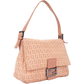 Fendi Zucchino Mamma Baguette Shoulder Bag