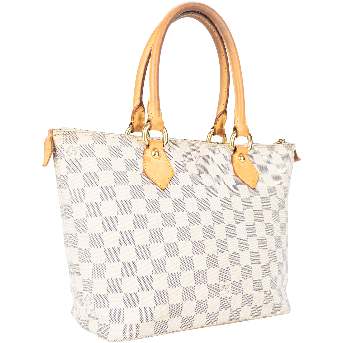 Louis Vuitton Damier Azur Monogram Saleya PM Shoulder Bag