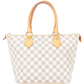 Louis Vuitton Damier Azur Monogram Saleya PM Shoulder Bag