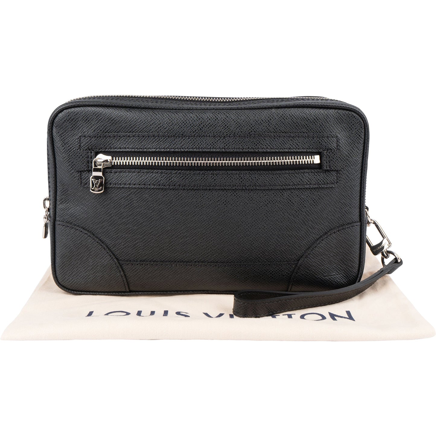 Louis Vuitton Noir Taiga Leather Pavel Toiletry Bag