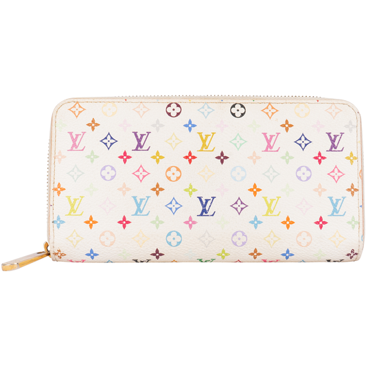 Louis Vuitton Murakami Multicolor Monogram Zippy Wallet