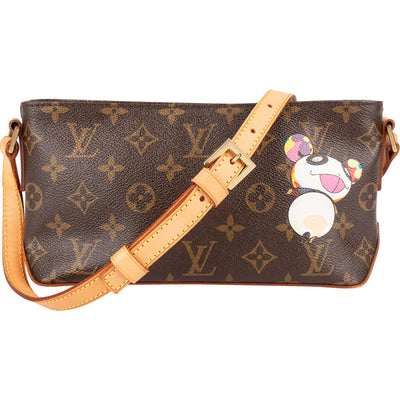 Louis Vuitton Monogram Canvas Murakami Panda Trotteur Crossbody Bag