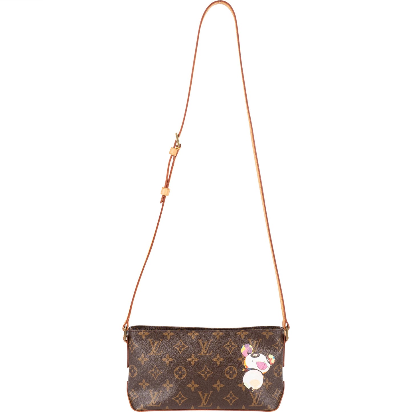 Louis Vuitton Monogram Canvas Murakami Panda Trotteur Crossbody Bag