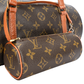 Louis Vuitton Canvas Monogram Papillon Set Schultertasche