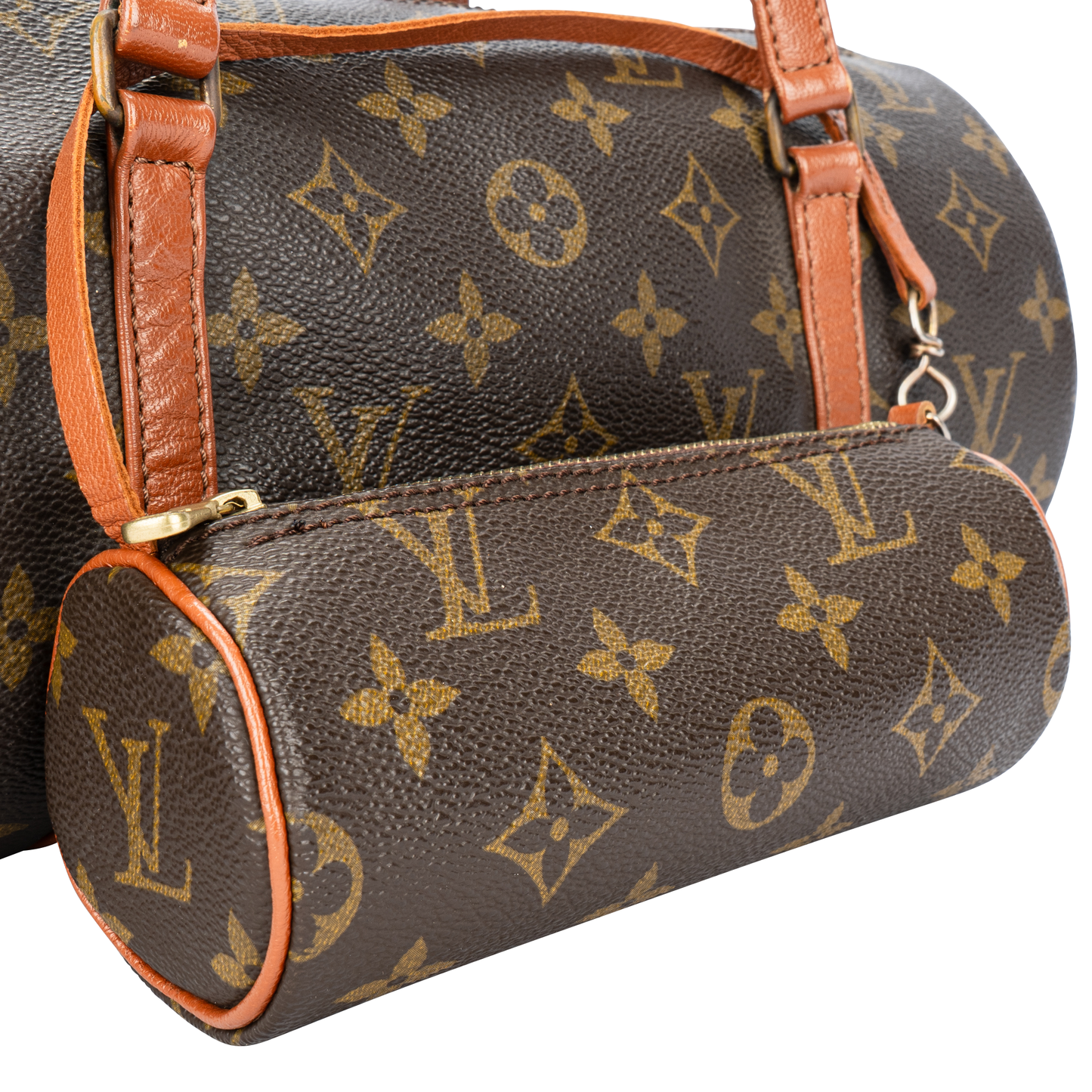 Louis Vuitton Canvas Monogram Papillon Set Schultertasche