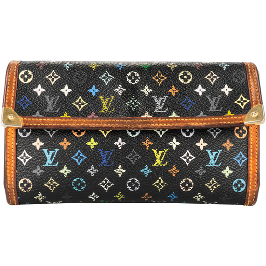 Louis Vuitton Murakami Multicolor Sarah Wallet