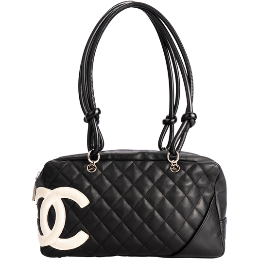 Chanel Quilted Leather Cambon Line Shoulder Bag