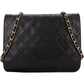 Chanel Quilted Lambskin 24K Gold Single Flap Shoulder Bag