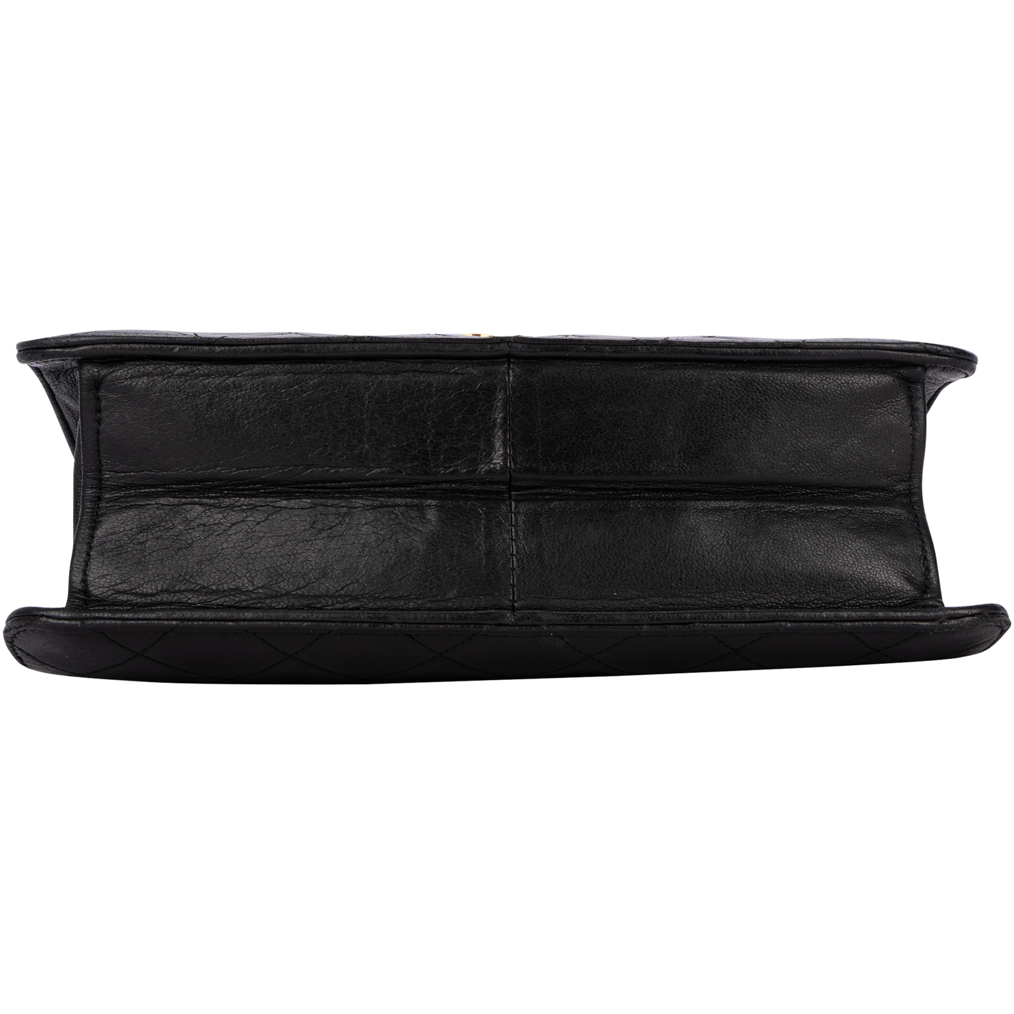 Chanel Quilted Lambskin 24K Gold Single Flap Shoulder Bag