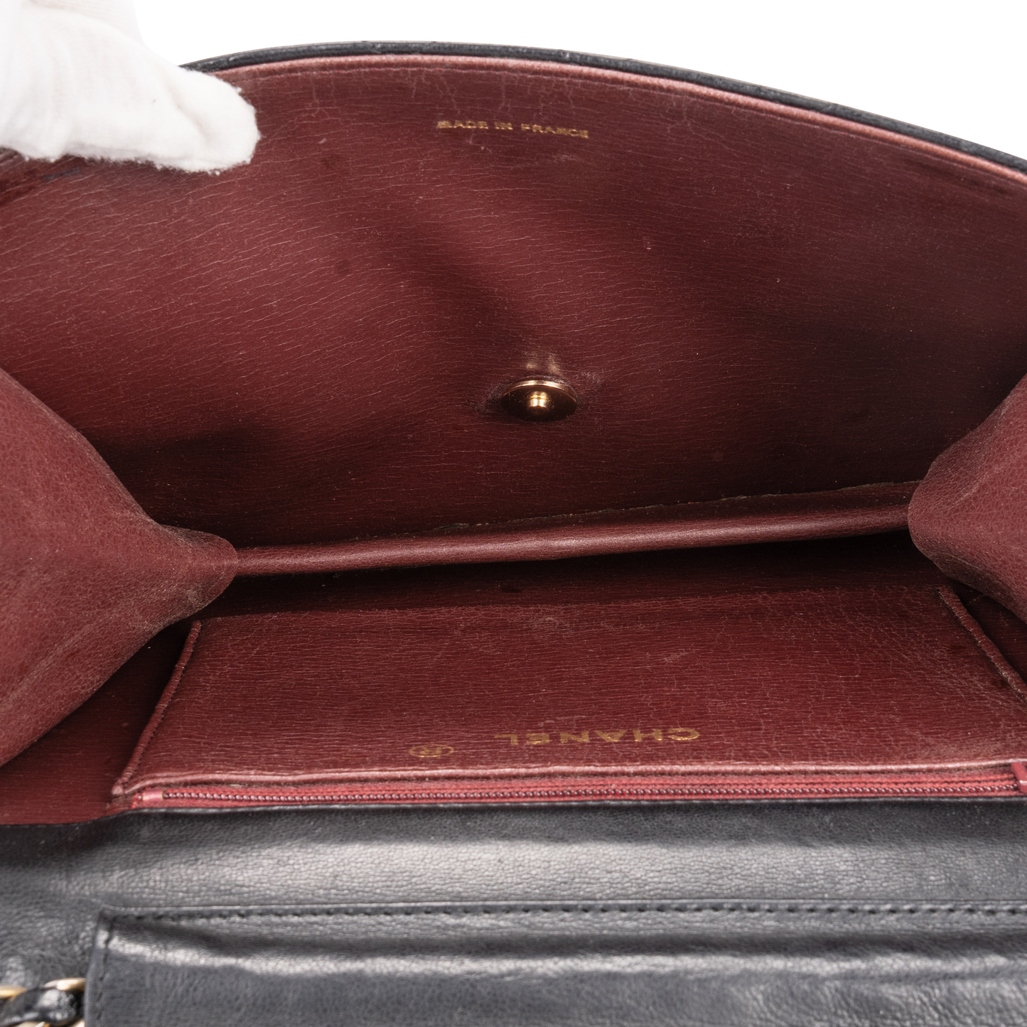 Chanel Quilted Lambskin 24K Gold Single Flap Shoulder Bag